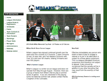 Tablet Screenshot of millarsleague.com